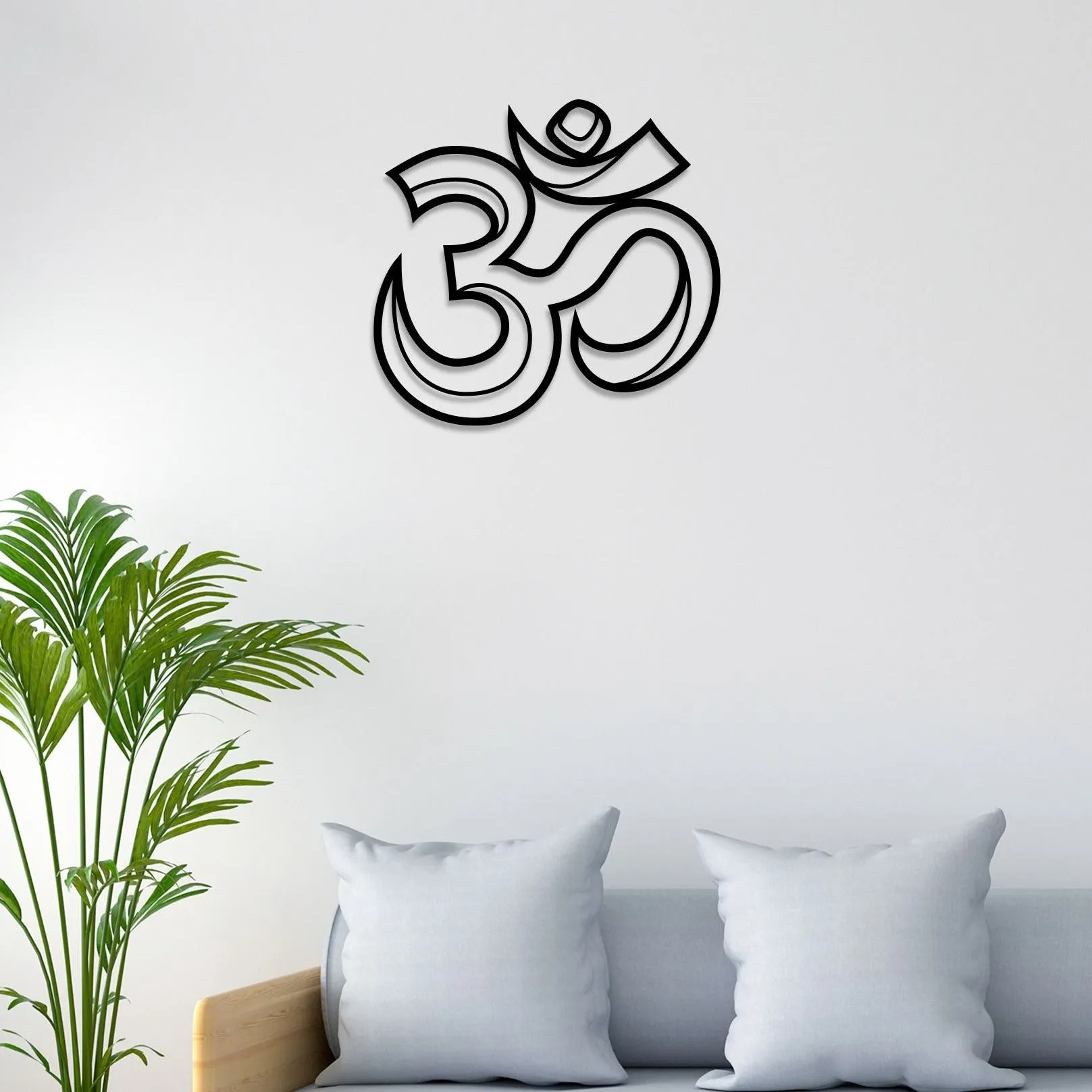 3D Om Metal Wall Art