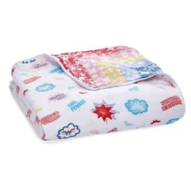 Aden and Anais Essentials Cotton Muslin Dream Blanket - Wonder Woman™/Power Pop