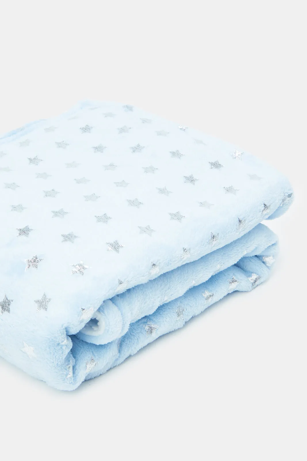 Babies Blue Star Print Blanket