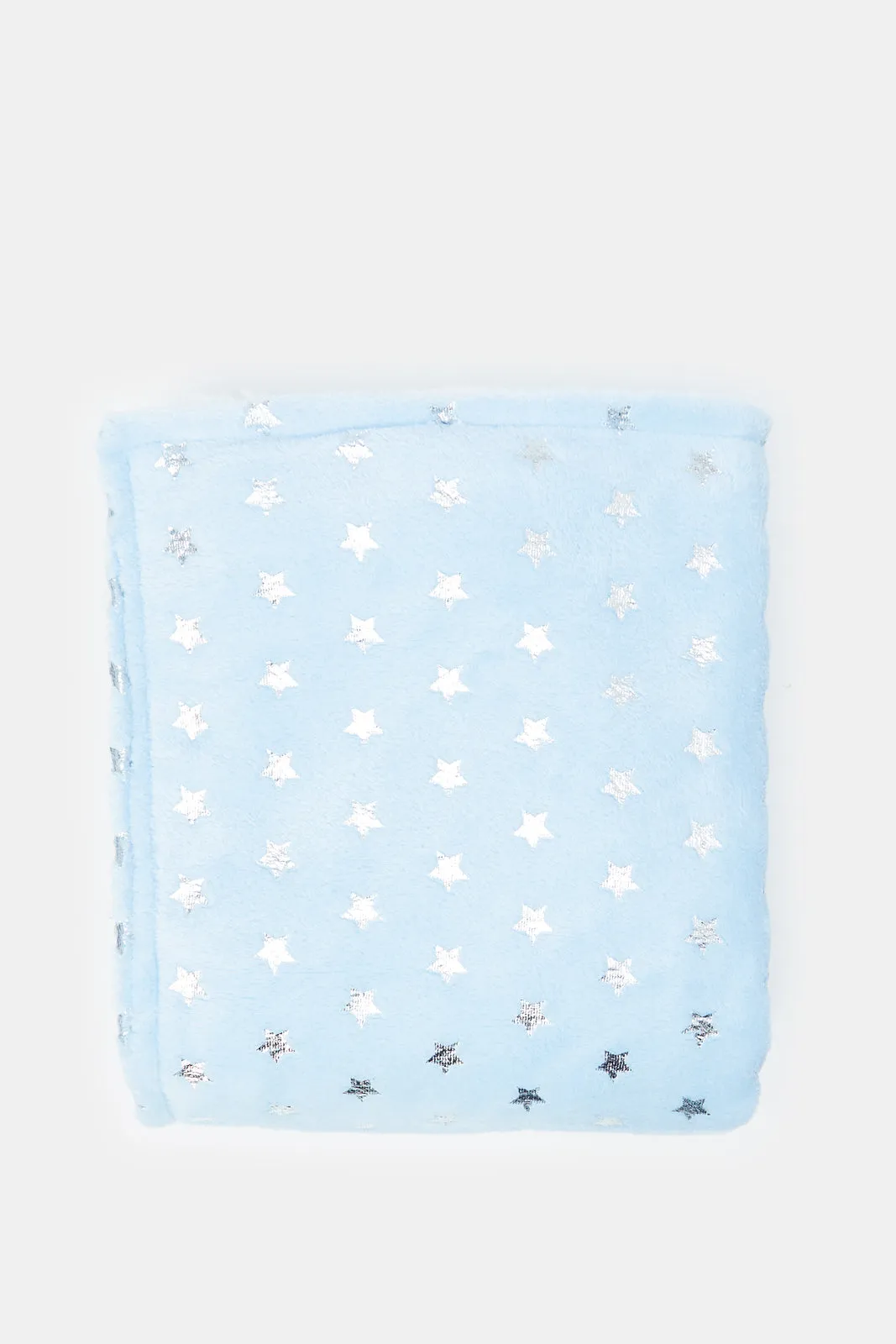 Babies Blue Star Print Blanket