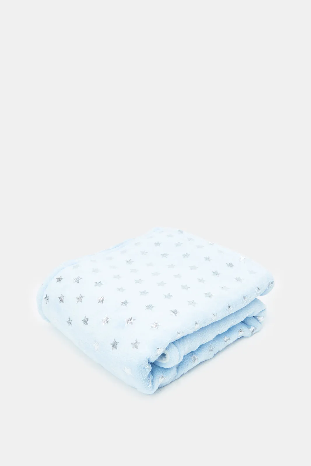 Babies Blue Star Print Blanket