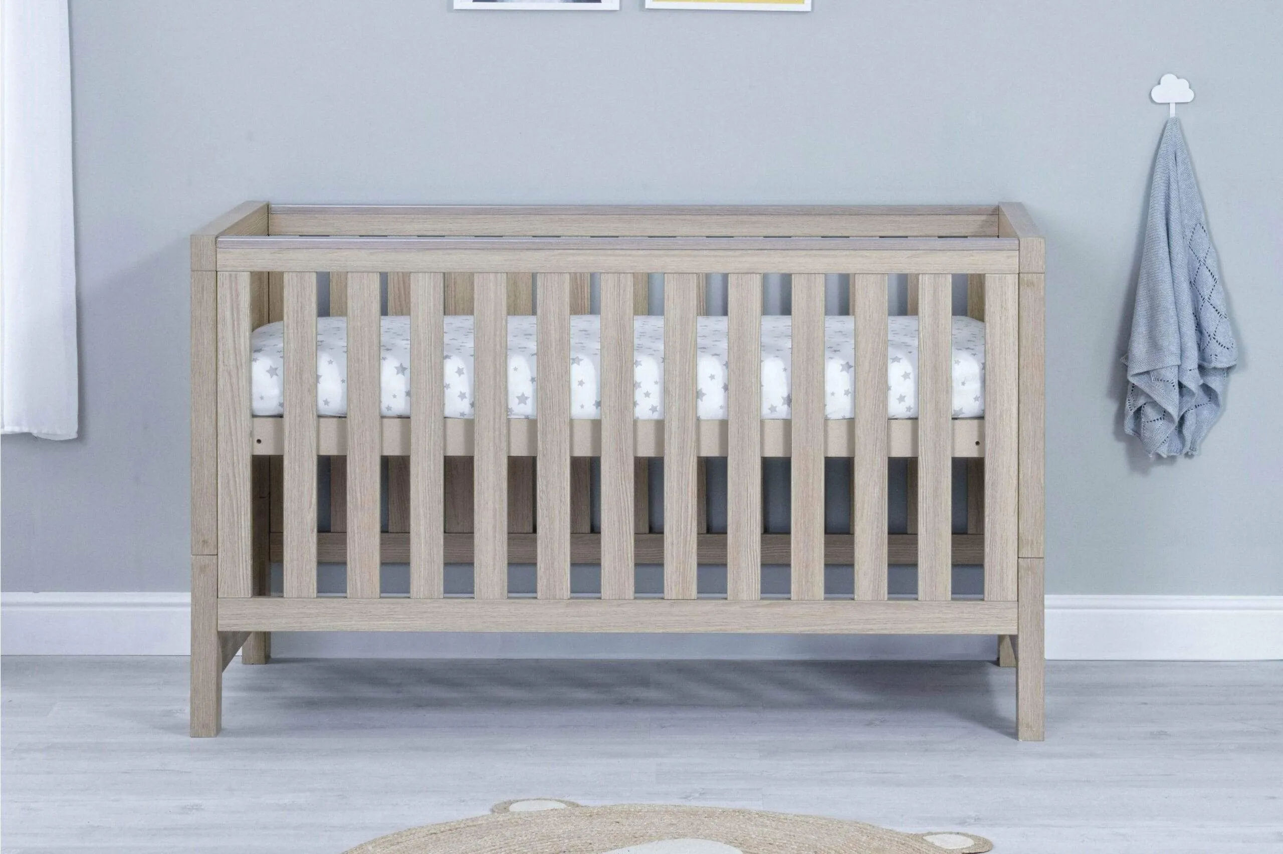 Babymore Luno 2 Piece Furniture Set - Oak