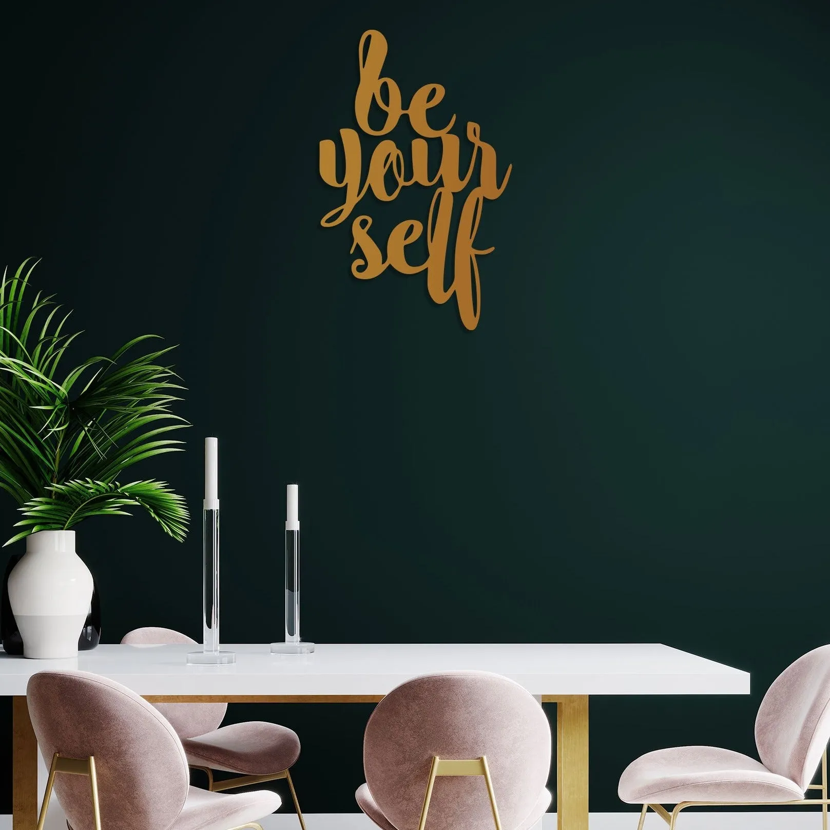 Be Your Self Metal Wall Art