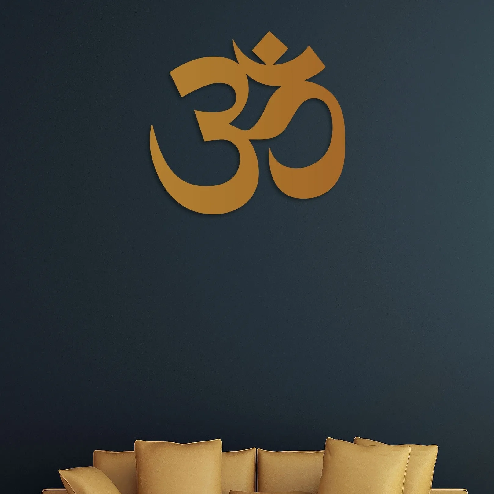 Big Om Metal Wall Art