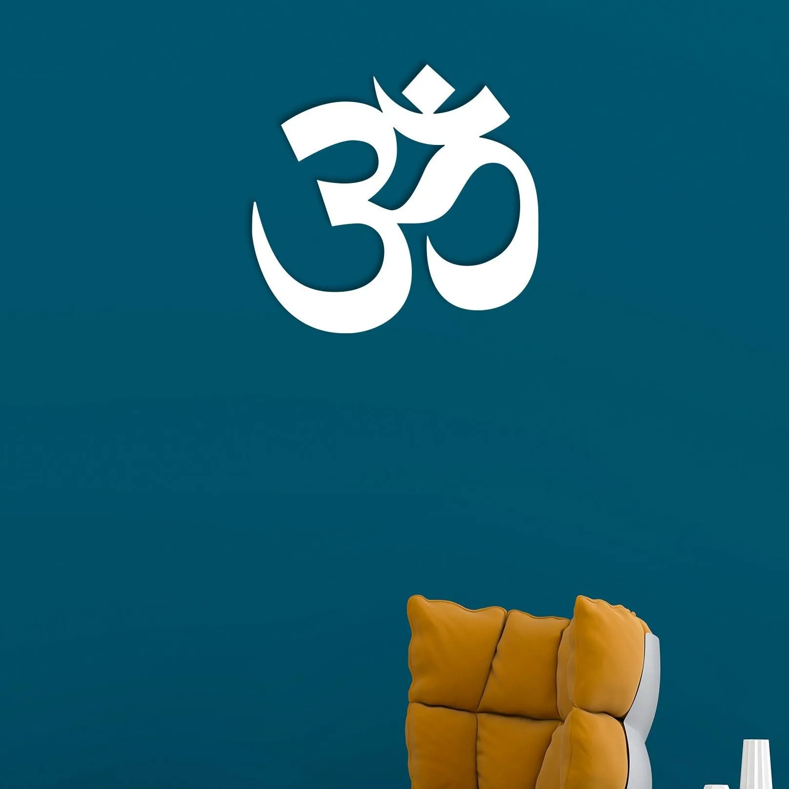 Big Om Metal Wall Art