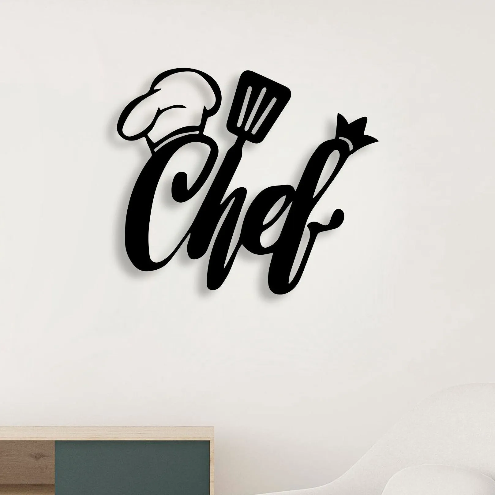 Chef Metal Wall Art