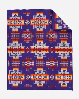 Chief Joseph Jacquard Robe<br>Purple