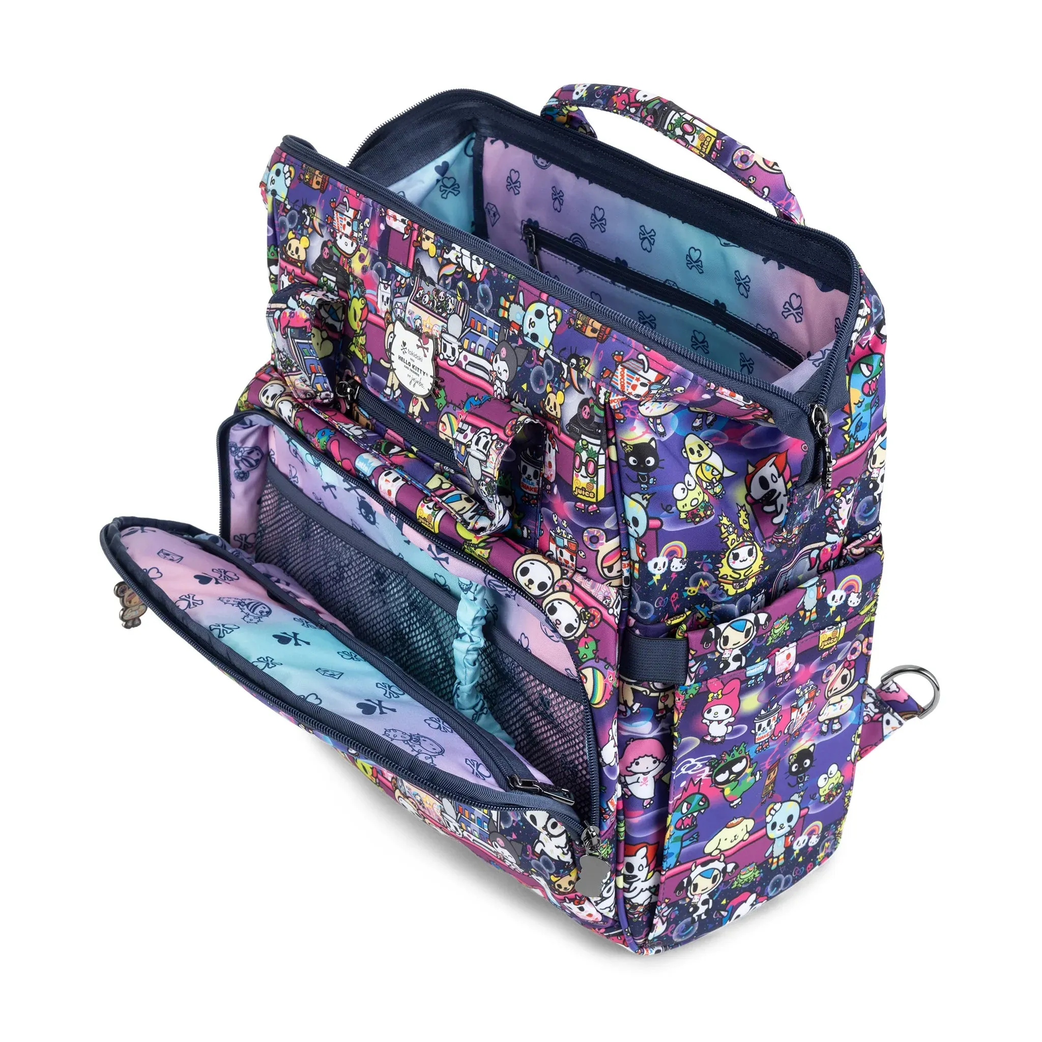 Dr B.F.F Diaper Bag - Roller Disco Dreaming