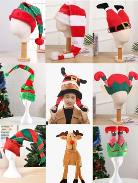 Funny Elf Santa Hat Christmas Hat Party Decoration