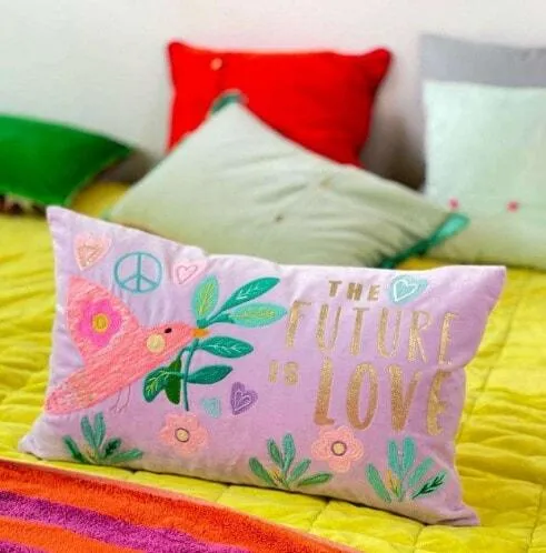 Future Is Love Cushion Cover 30 x 50 cm