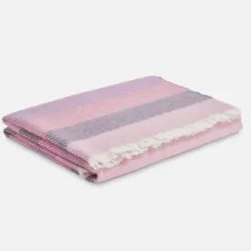 Irish Lambswool Pink Baby Blanket