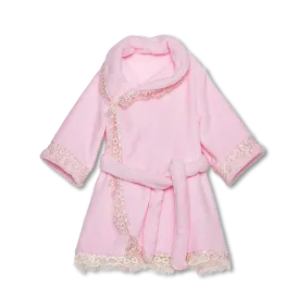 KAYLA - GIRLS BATHROBE IN CANDY PINK