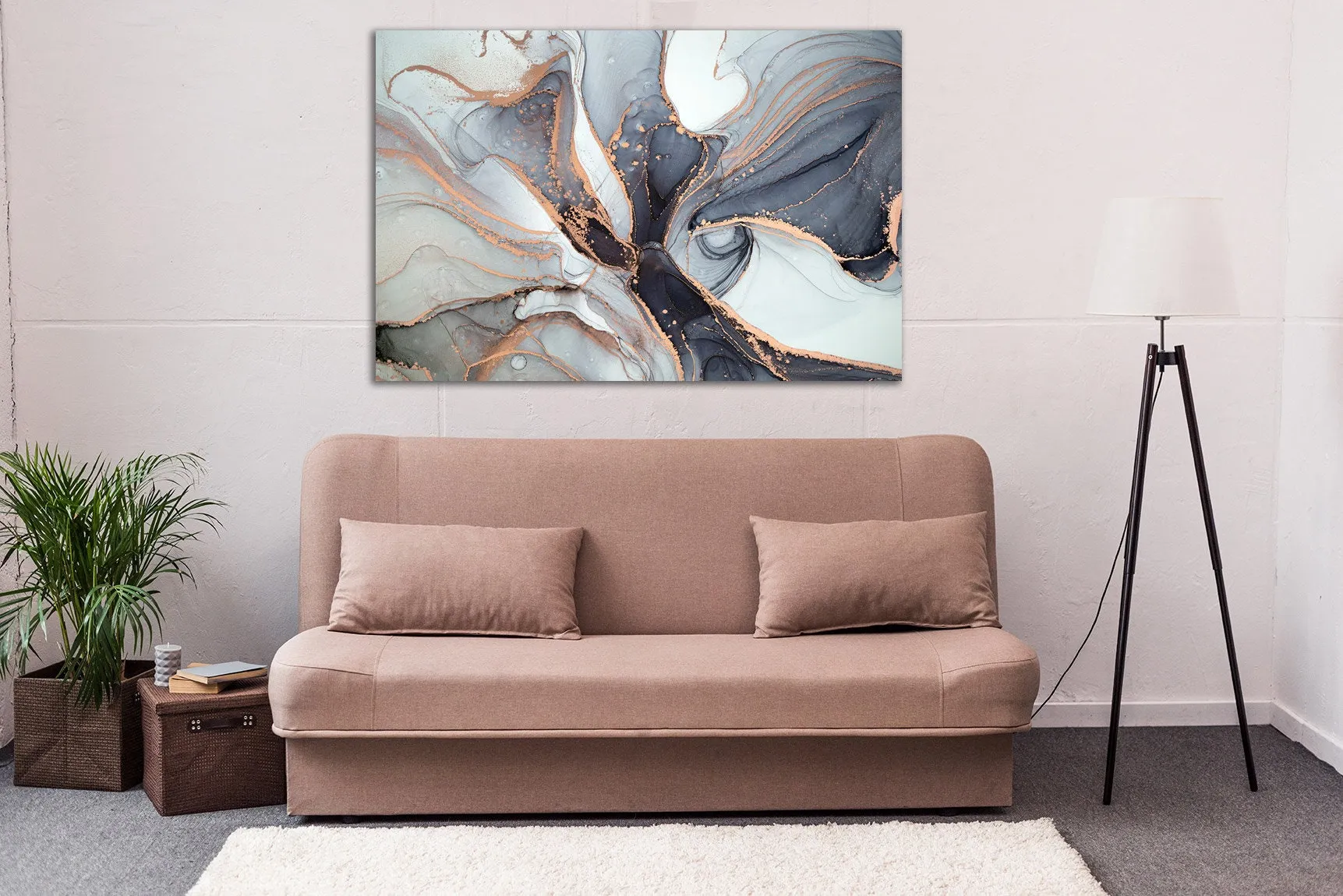 Marble wall decor canvas abstract gold and black Abstract wall art paintings on canvas multi panel wall art Marble canvas