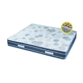 materasso Luna con molle insacchettate e memory foam 9 zone 3cm H.25cm