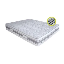 materasso Supreme con molle insacchettate e memory foam 9 zone 5cm H.25cm