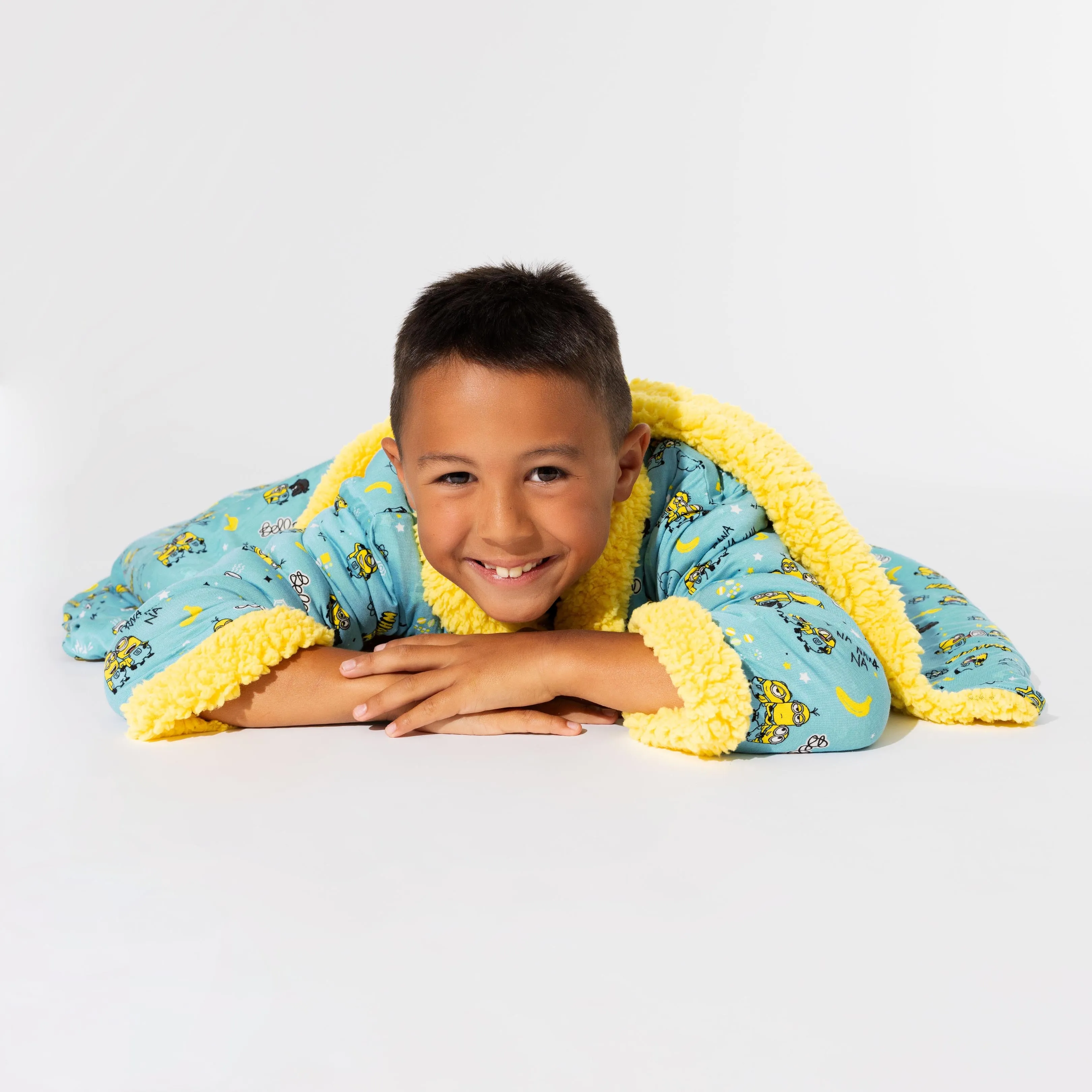 Minions Bello Banana Bamboo Sherpa Blanket