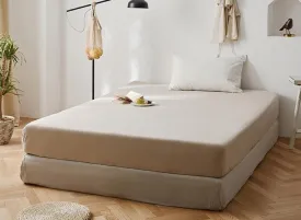 Solid Bed Sheet / Beige